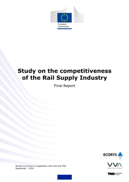 Study on the Competitiveness of the Rail Supply Industry Final Report