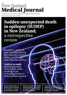 Sudden Unexpected Death in Epilepsy (SUDEP) in New Zealand; a Retrospective Review