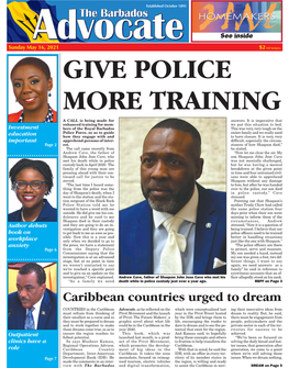 Caribbean Countries Urged to Dream