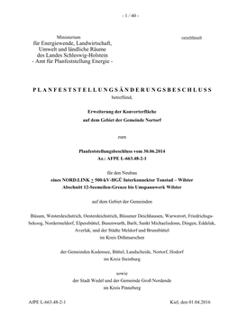 Text Planfeststellungsbeschluß BUND