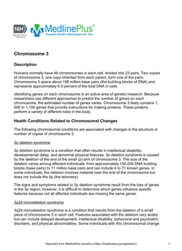 Chromosome 3