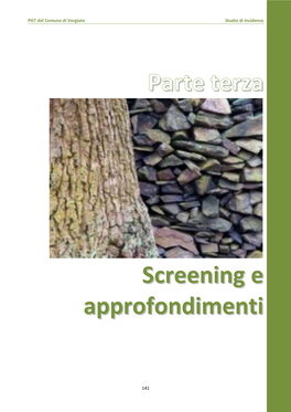 Parte Terza Screening E Approfondimenti