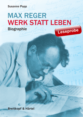 Werk Statt Leben Max Reger