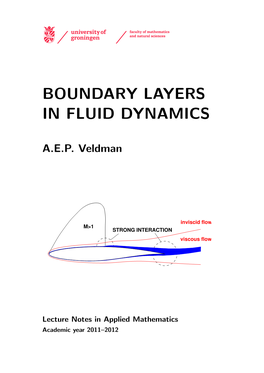 Boundary Layers in Fluid Dynamics