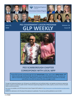 GLP WEEKLY Issue 20