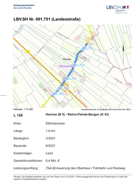 LBV.SH Nr. 001.751 (Landesstraße)