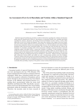 An Assessment of Low-Level Baroclinity and Vorticity Within a Simulated Supercell