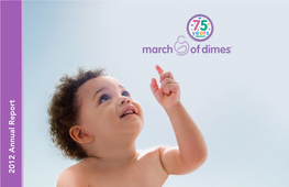 2012 Annual Report March of Dimes Founder, Franklin D