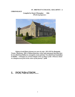 History of the College That in 1864 Fr