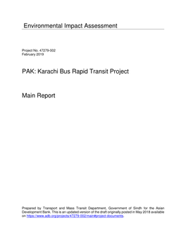 Environmental Impact Assessment Report