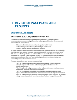 Minnetonka Transit Study| Existing Conditions Report Metropolitan Council