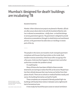 Mumbai's 'Designed for Death' Buildings Are Incubating TB 133 Mumbai's 'Designed for Death' Buildings Are Incubating TB