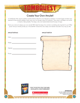 Create Your Own Amulet!