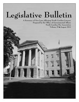 Legislative Bulletin