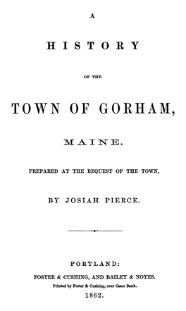 Town of Gorham