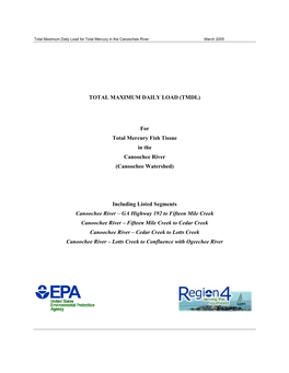 EPA Canoochee River Hg TMDL Report