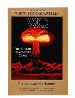 THE WILSON QUARTERLY Y:::-- ..