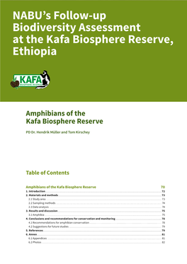 NABU's Follow-Up Biodiversity Assessment at the Kafa Biosphere