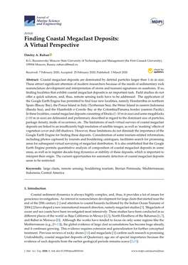 Finding Coastal Megaclast Deposits: a Virtual Perspective