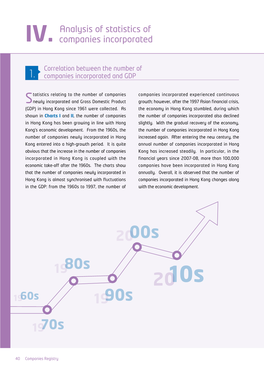 IV. Analysis of Statistics of Companies Incorporated