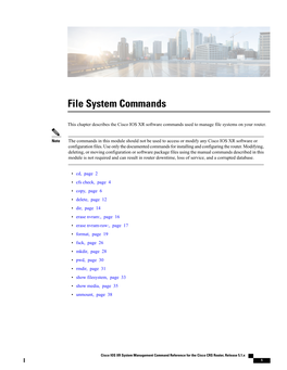 File System Commands