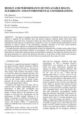 Keynote 1 However Alongside the Certificate They Are Also Requirements, Component Materials and Investigating Methods to Mitigate the Human Construction Techniques