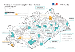 Centres De Vaccination En Place Dans L'hérault COVID-19