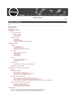 Netatalk 2.0 Manual Next