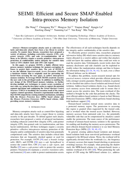 Efficient and Secure SMAP-Enabled Intra-Process Memory Isolation