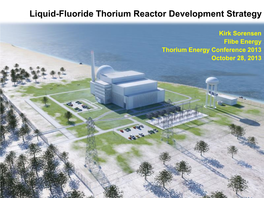 Liquid-Fluoride Thorium Reactor Development Strategy