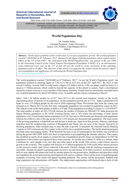 World Population Day