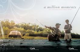 A Million Moments 2019 CHARITABLE GIVING ANNUAL REPORT