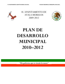 Plan De Desarrollo Municipal 2010–2012