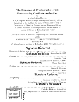 Signature Redacted Signature of Author Signature Redacted September 30, 2015 Certified By