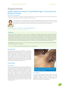 Sneddon-Wilkinson Disease in Three Different Ages