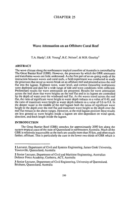 CHAPTER 25 Wave Attenuation on an Offshore Coral Reef