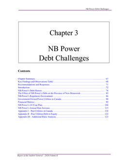 NB Power Debt Challenges