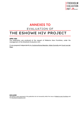 The Eshowe Hiv Project