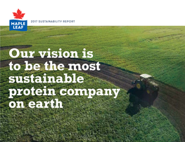 Maple Leaf Foods 2017 Sustainability Report