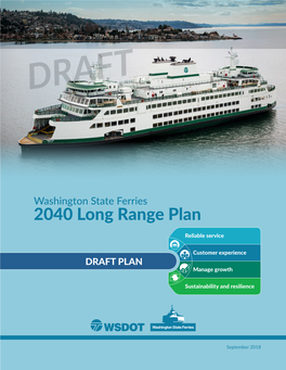 Washington State Ferries Draft 2040 Long Range Plan