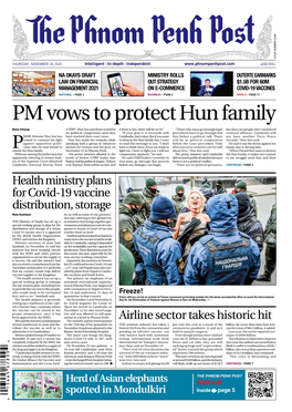 PM Vows to Protect Hun Family