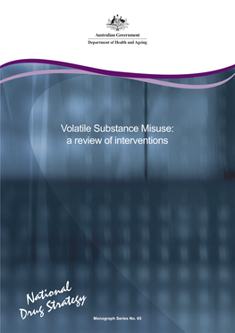 Volatile Substance Misuse a Review of Interventions