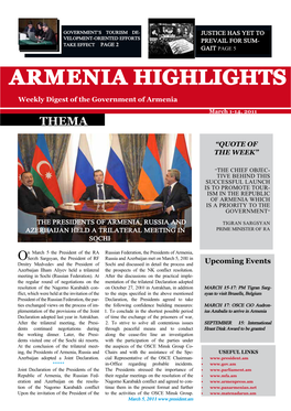 Armenia Highlights