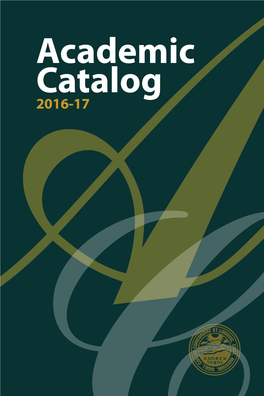 Academic Catalog