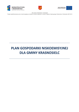 Plan Gospodarki Niskoemisyjnej Dla Gminy Krasnosielc