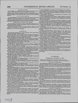 Congressional Record-Senate. N Ovej\Iber 14