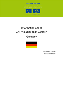 YOUTH and the WORLD Germany