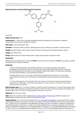 Methylrosanilinium Chloride (Methylrosanilinii Chloridum)