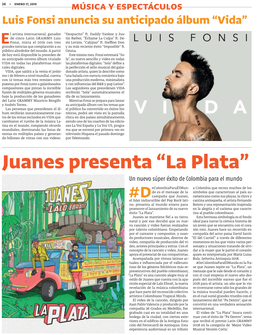 Juanes Presenta “La Plata” Un Nuevo Súper Éxito De Colombia Para El Mundo