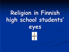 Religion of Finnish People Eyes